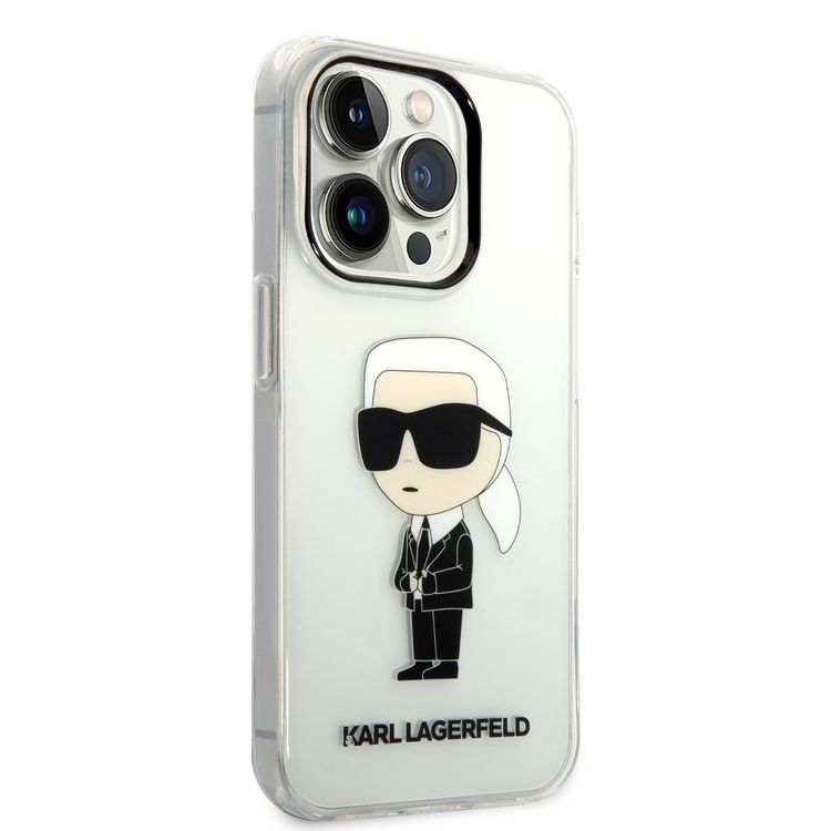Karl Lagerfeld Hard Case IML NFT Ikonik iPhone 14 Pro Max - Clear