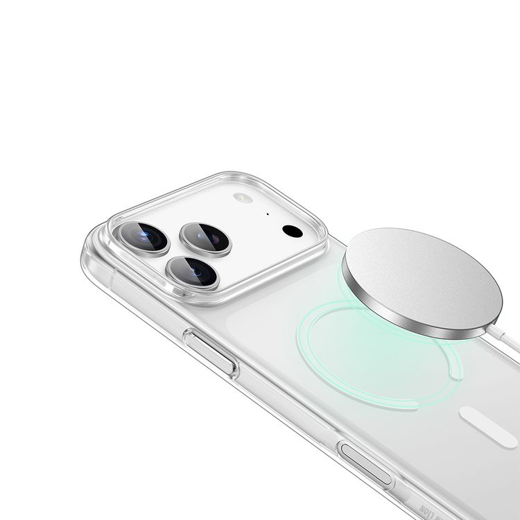 Green Lion MagSafe Delgado Case for iPhone 17 Pro, Ultra Drop Protection, Camera Protection, Ultra HD Clarity, Anti-Fingerprint, Anti Scratch, Slim Fit - Clear