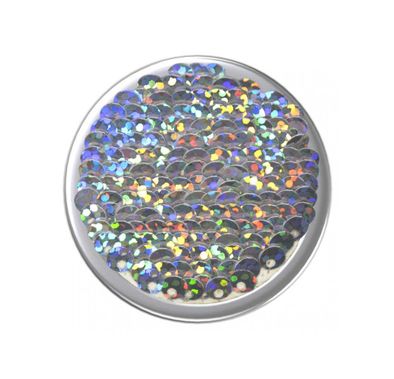 Nuckees Reversible Sequins Stand and Grip with Snug-hug Technology Compatible for Smartphones - Magnetic Mount Friendly Kickstand - 360° Viewing - 4-way Locking Stand - Pink