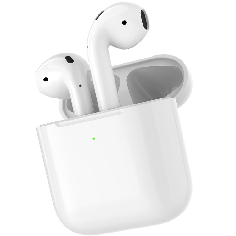 Porodo Blue Deep Bass Wireless Earbuds 2, One-Step Pairing, Comfortable Fit, Independent Earbuds, Touch Control, Deep Bass -  White