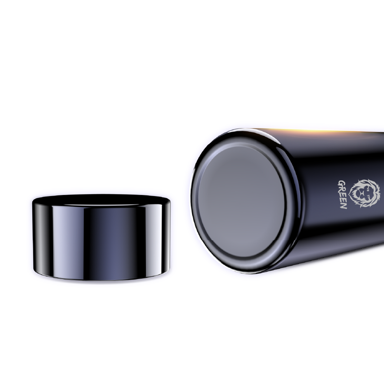 زجاجة مياه من الفولاذ المقاوم للصدأ من سلسلة غرين ديزاينو 550 مل / 18.6 أونصة ، يدوية ومحمولة ، زجاجة ماء معزولة ، مقاومة للتكثيف ، زجاجة شرب رياضية عالية الجودة مانعة للتسرب - أزرق