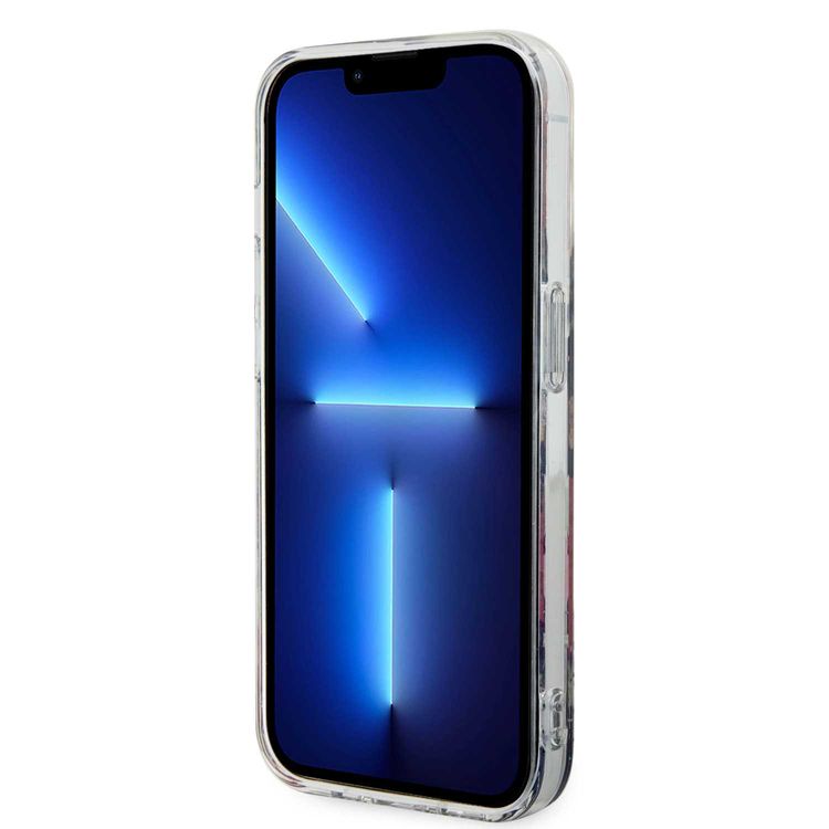 Guess Magsafe IML Case with Flower Pattern - Kaki - iPhone 15 Pro Max