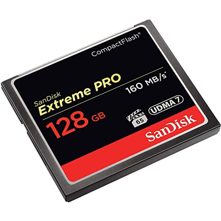 SanDisk Extreme PRO 128GB CompactFlash Memory Card UDMA 7 Speed Up To 160MB/s- SDCFXPS-128G-X46