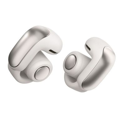 Bose Ultra Open Ear True Wireless Earbuds, Up to 48 Hours of Battery Life, Immersive Audio, Open-Air Design, Surprisingly Private, Snapdragon Sound, Long-Lasting Comfort - White Smoke
