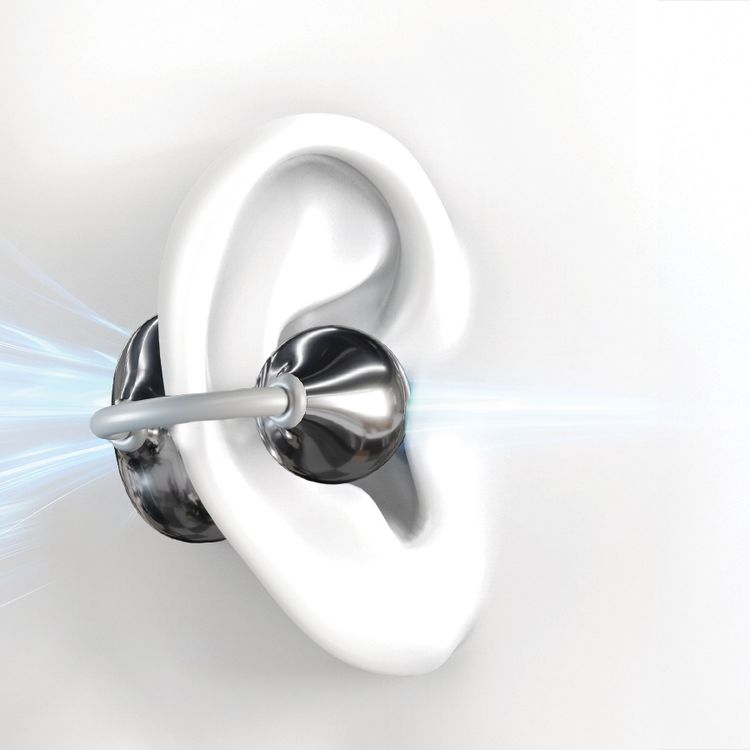 Green Lion Malibu Wireless Earbuds with Voice Assistant, Lightweight Design, Clear Voice Calls, Open-Ear Audio, Bluetooth Version 6.0, 180 Days standby Time, Up to 12 Hours Playtime, Type-C Charging Port, Smart Touch Control - Gray