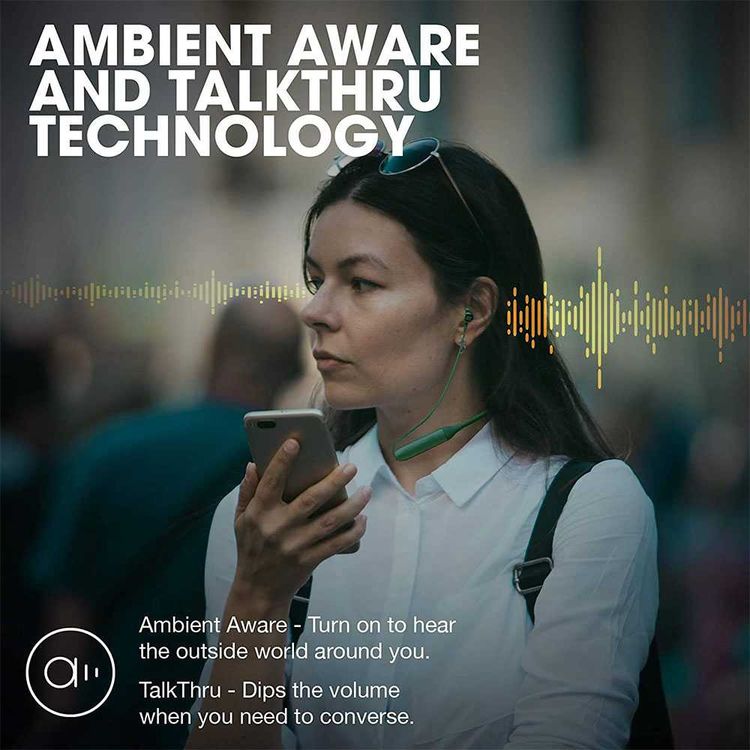 JBL Live 220BT Refurbished In-Ear Neckband Wireless Headphones with Voice Control, 10-hours Battery Life, 4-button Remote with Microphone - Green