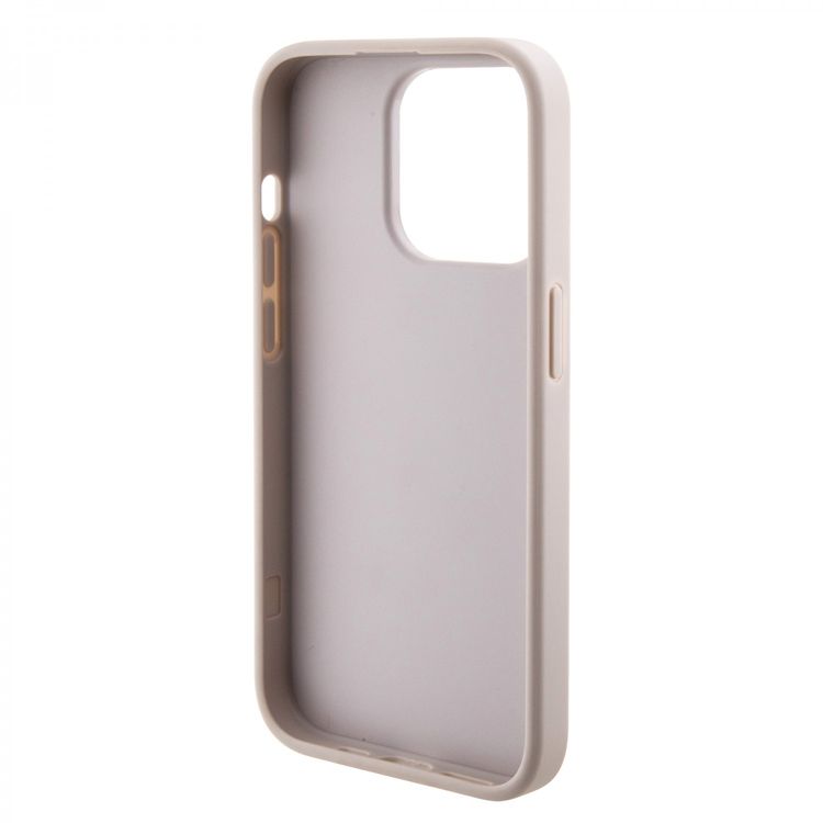 Guess Croco Case with Triangle Logo - Taupe - iPhone 15 Pro Max