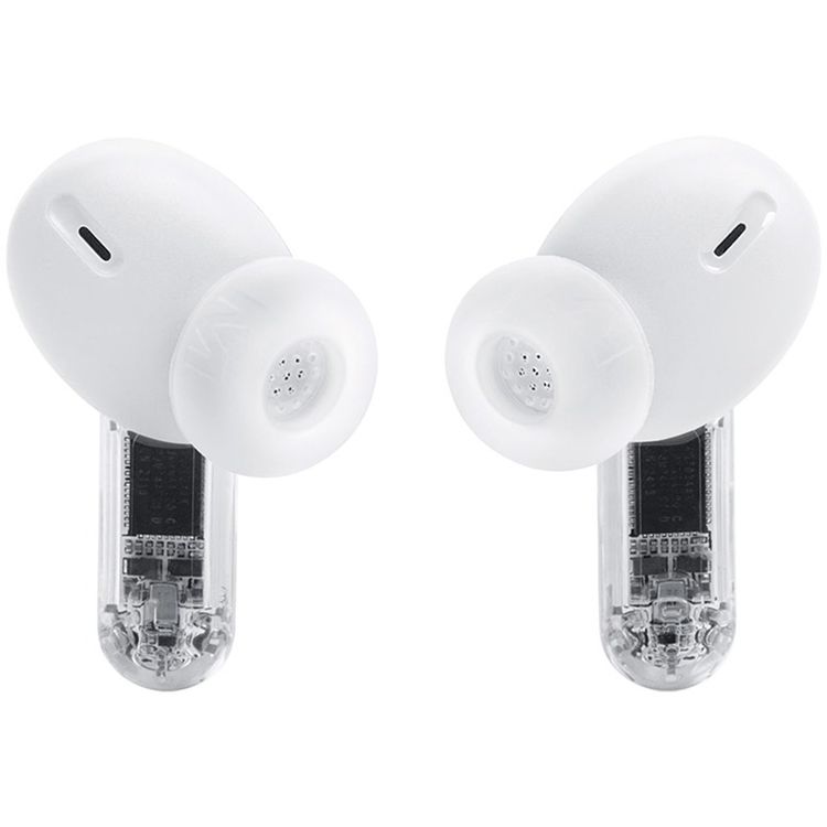 JBL Tune Beam 2 True Wireless Noise Cancelling Earbuds with Multi-Point Connection & Fast Pair Enabled by Google, JBL Headphones App, 48 Hours Battery Life - Ghost White