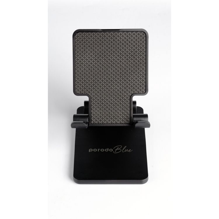 Porodo Blue Adjustable Phone & Tablet Stand 13CM - Black
