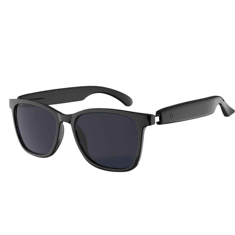 نظارات الصوت الذكية غرين ليون بلغراد بلمس التحكم، حتى 5 ساعات من وقت التشغيل، تقنية ENC، بطارية بسعة 55 مللي أمبير في الساعة، حماية UV400، مسافة انتقال تصل إلى 10 أمتار، إصدار بلوتوث 5.4 - أسود.