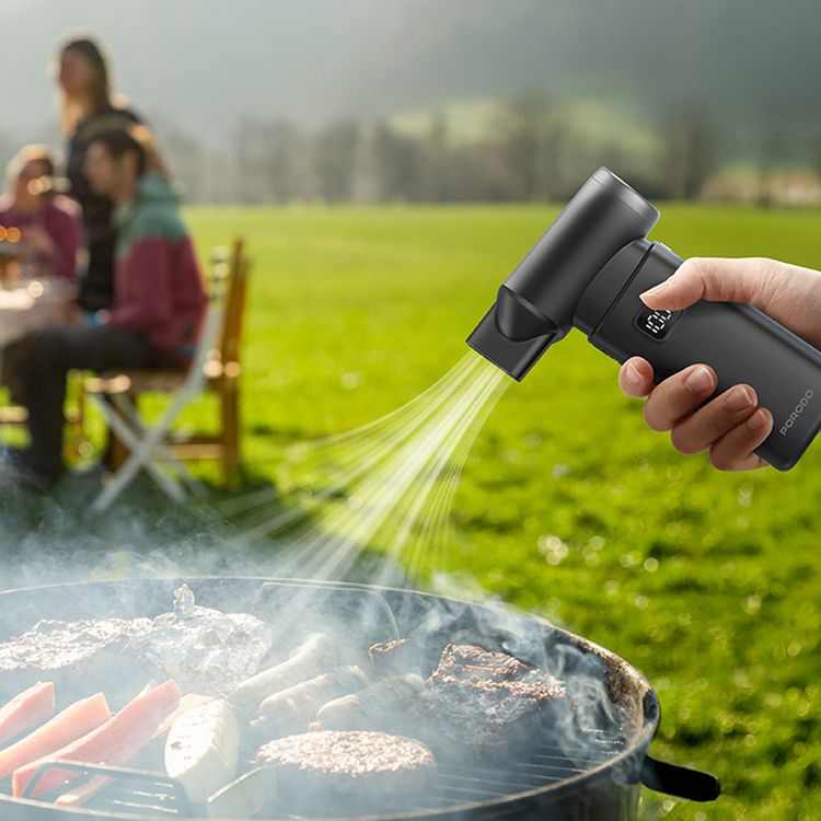 مكنسة يدوية ومنفاخ هواء 2 في 1 من بورودو لايف ستايل مع 5 إعدادات سرعة و 4 فوهات قابلة للفصل، قوة شفط 7000 باسكال، سعة صندوق الغبار 160 مل، سرعة محرك 130000 دورة في الدقيقة.