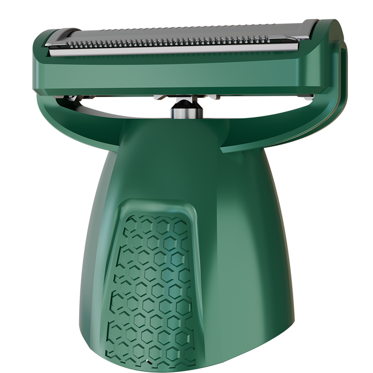 Green Lion Style Pro 6-in-1 Grooming Kit with Digital Display, Wet & Dry Trim, Charging Base, Ergonomic Design, Type-c Charging Port , Stainless Steel Blade - Green