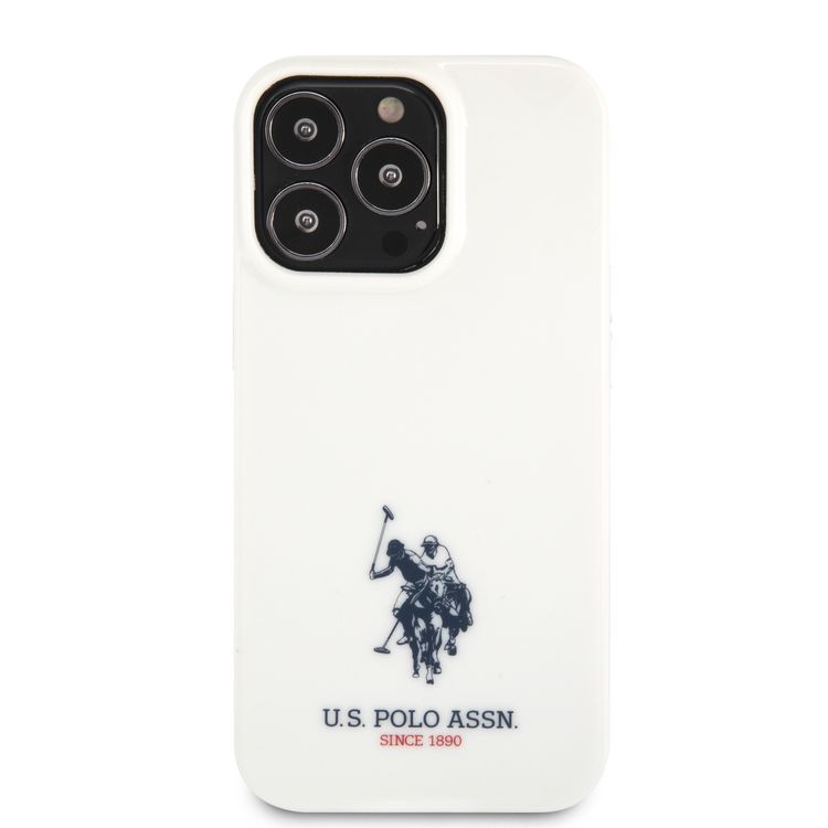 CG MOBILE U.S. Polo Assn. Full TPU Mini Horses Logo USPA Compatible for iPhone 13 Pro Max (6.7") Drop Resistant, Easy Access to All Ports, Anti-Scratch