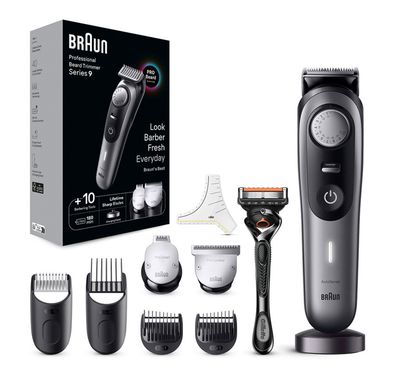 ماكينة تشذيب اللحية Series 9 BT 9420 Pro من براون - أسود