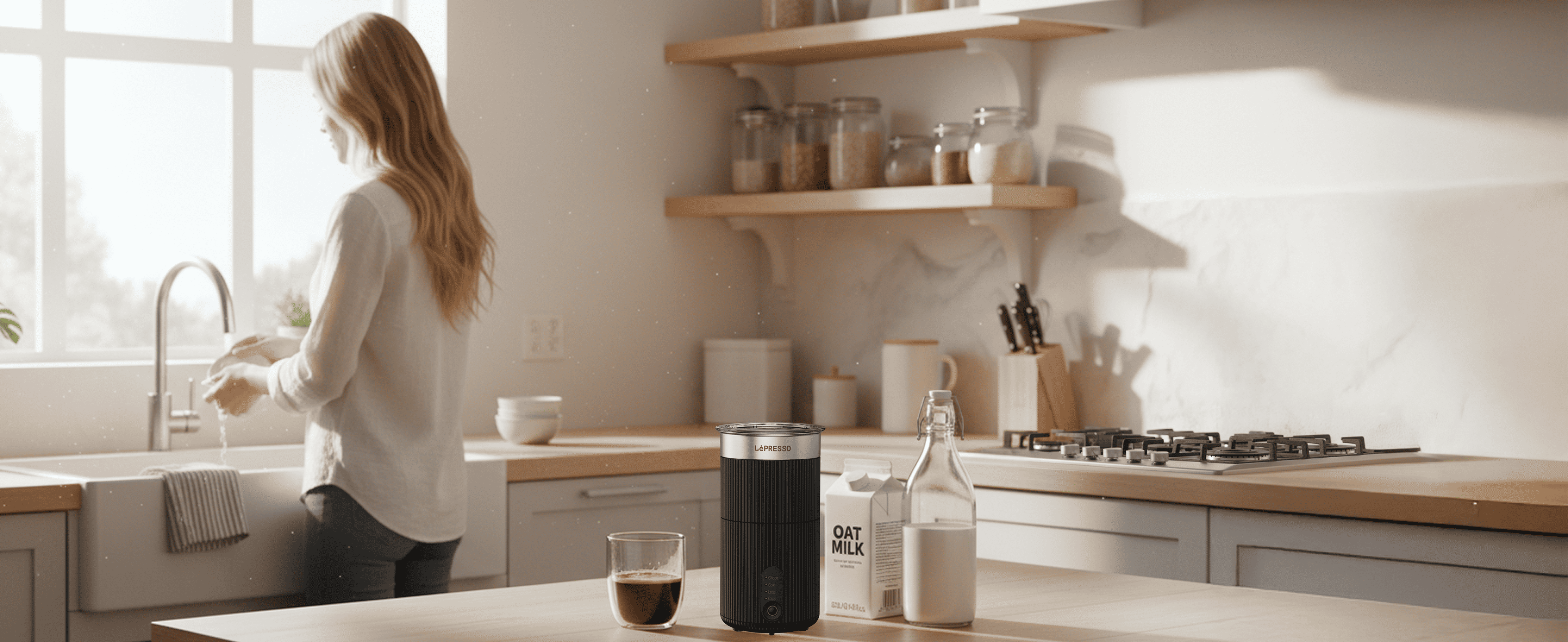 Frothy Coffee at Home