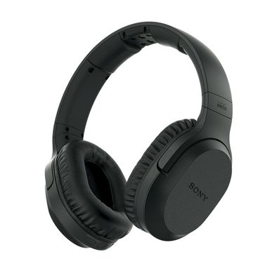 Sony MDR-RF895RKZ Wireless Headphones with Noise Cancellation, Soft Ear Cushions, Clear Speech with Voice Mode, Easy Charging, 20 Hours Battery Life - Black  