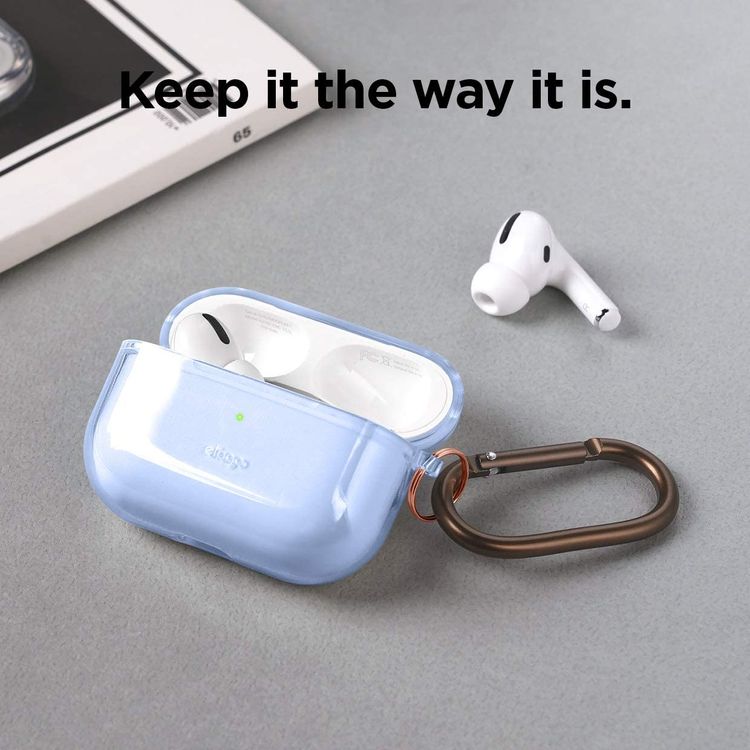 Elago Clear Hang Case for Apple Airpods Pro - Blue