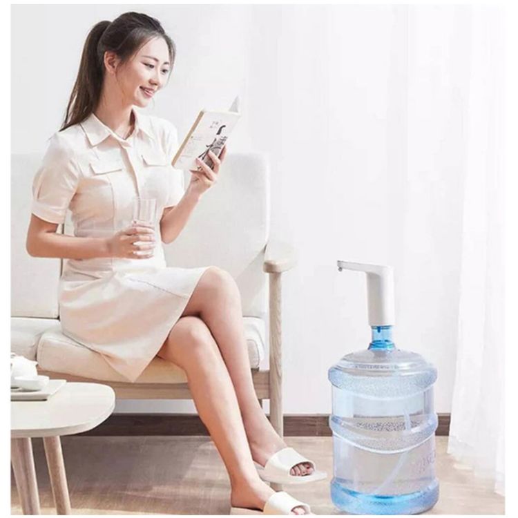 Xiaomi Xiaolang TDS Automatic Water Pump, One Touch Inductive Operation, Real-time Water Quality Detection Display, Wireless Rechargeable Electric Dispenser Suitable for Mainstream Water Bucket Size (5L, 7.5L, 11L, 18.9L)