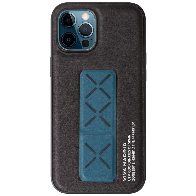 Viva Madrid Synthetic leather Morphix Case with Foldable Multi-functional Handle Grip Stand Compatible for iPhone 13 Pro