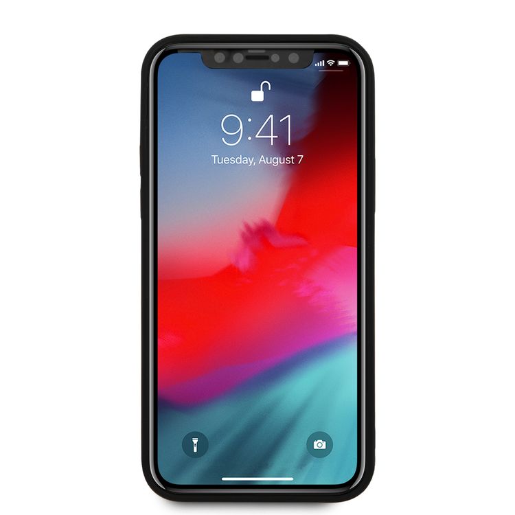 CG MOBILE Ferrari TPU On-Track Silicone Hard Case Metal Logo Compatible for iPhone 12 Pro Max (6.7") Shock & Scratches Resistant, Easy Access to All Ports (Cameras, Buttons & Speakers) Protective Back Cover Suitable with Wireless Chargers Officially Licensed - Black