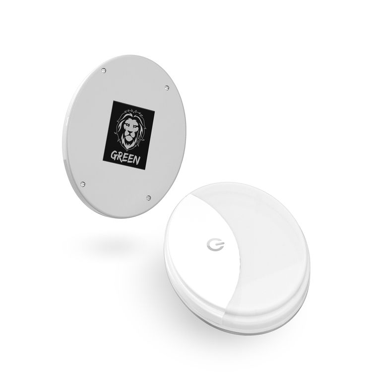 Green Lion Belfast Multifunctional LED, Touch/Switch, Two Color Switch, Bright White Effect & Blue-Ray, USB Charging - White