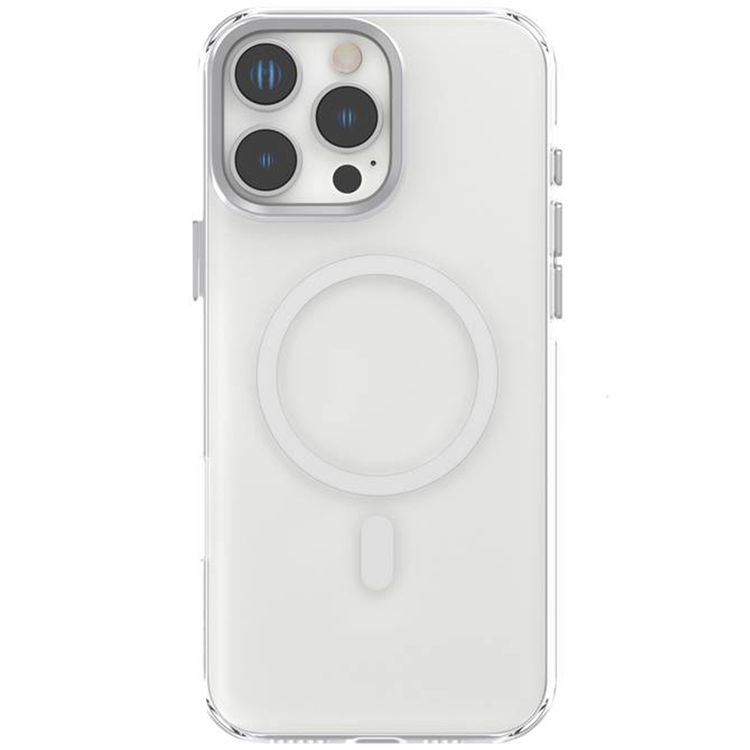 Levelo Allure PC Hard Case for iPhone 16 Pro with Impact-Resistant Corners, ClearView Technology, Metal Camera Ring, High-Quality PC Material, Ultra-Thin Design - Clear