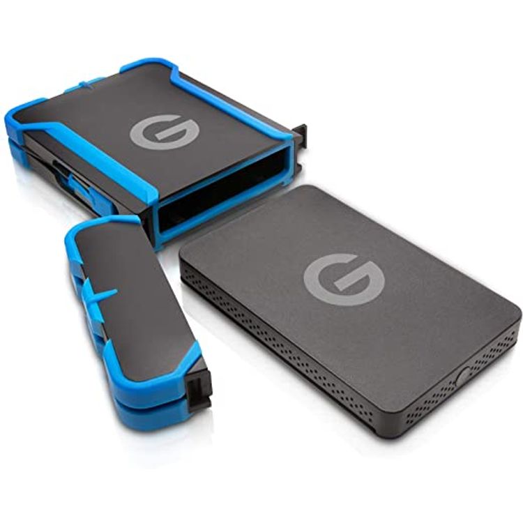 G-Tech 1TB USB 3.0 External Portable Hard Drive - G-Drive EV ATC Thunderbolt - Black