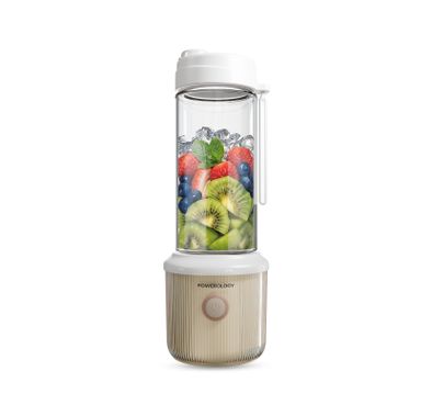 Powerology Press & Refresh Portable Blender with 450mL Ca...