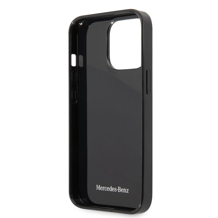 CG MOBILE Mercedes Benz PC/TPU Case with Electroplated Stars Pattern Compatible for iPhone 13 Pro (6.1") Anti-Scratch, Easy Access to All Ports, Drop Protection