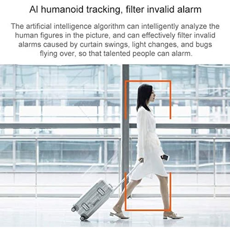 Xiaomi Mi Home Security Camera (Magnetic Mount) 170° 1080p Full HD Experience at 20fp, Night Vision, IP65 Waterproof & Dustproof - White