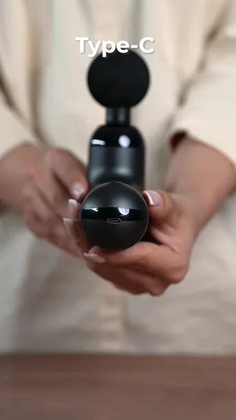 Porodo Lifestyle Mini Massage Gun in UAE | Up to 4 Hours Working Time - White Color | (PD-LSVSMG-BK)