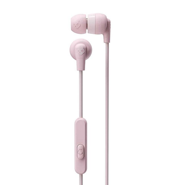 Skullcandy Ink'd+ In-Ear Earbuds with Microphone - Pink / White