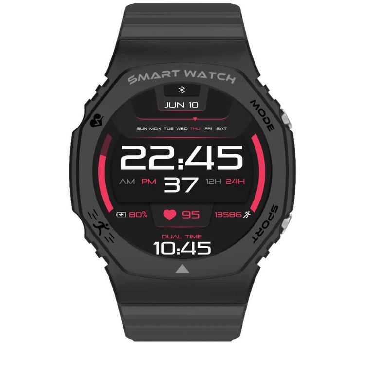Green Lion G-Sports Smart Watch - Black