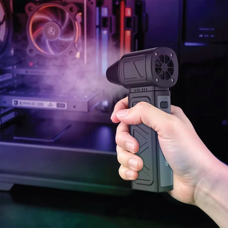 Green Lion Jet Pro Lite with Magnetic Nozzle, 4000mAh Battery Capacity, 130000 RPM, 180W Power, ABS Material, Brushless DC Motor, Type-C Charging Port - Black