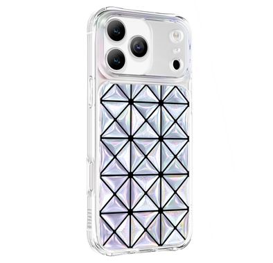 Levelo Hexa 3D Geometric Case for iPhone 17 Pro Max, Impa...