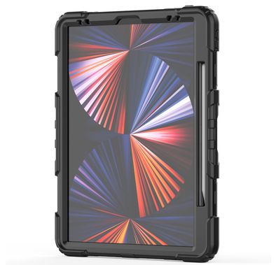 Green Lion Trio Shield iPad Case For iPad 11" - Black