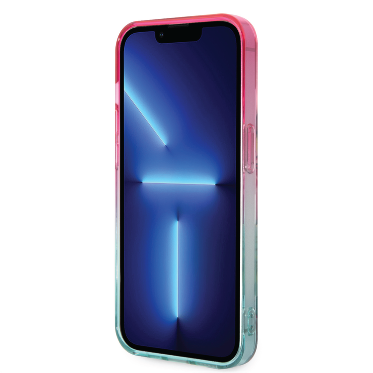 USPA PC/TPU Case Florida Design iPhone 14 Pro Compatibility - Pink/Green