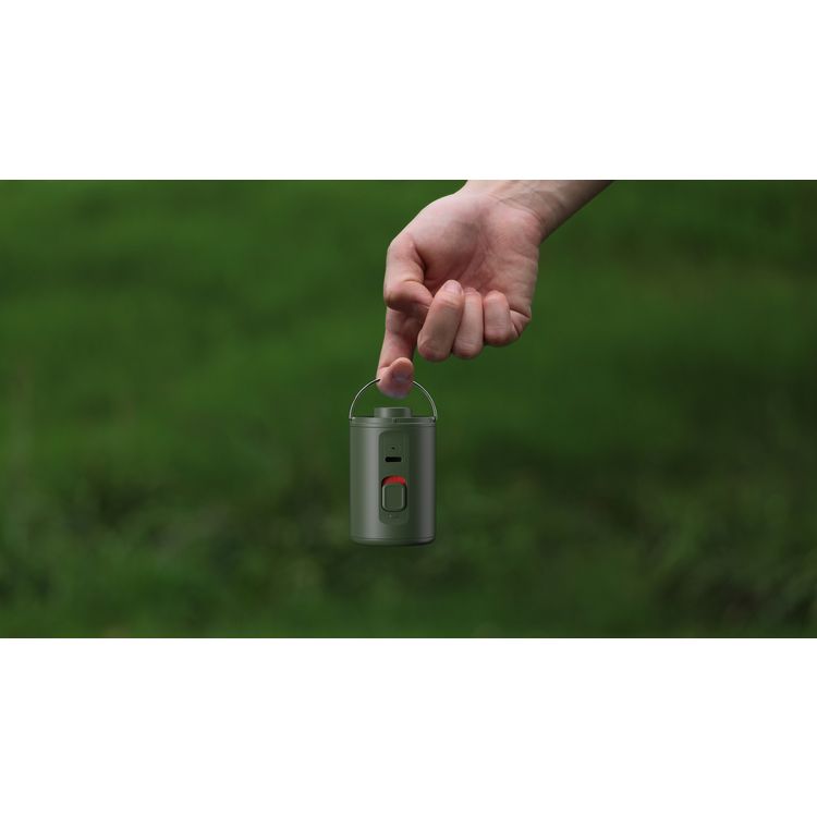 Porodo Lifestyle Camping Inflate and Deflate Air Pump, Type-C Charging Port, Portable & Lightweight, 800mAh Battery, 25 Minutes Working Time, 2 Hours Recharge Time - Green