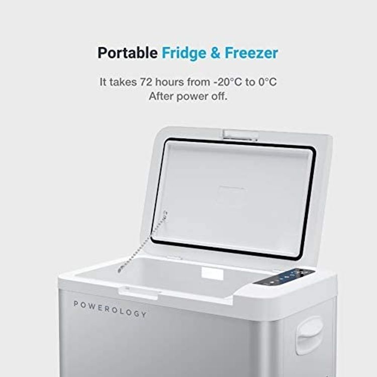 Powerology Small Dual Compartment Fridge and Freezer - 18L