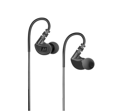 MEE audio M6 Memory Wire In-Ear Sports Headphones, Black