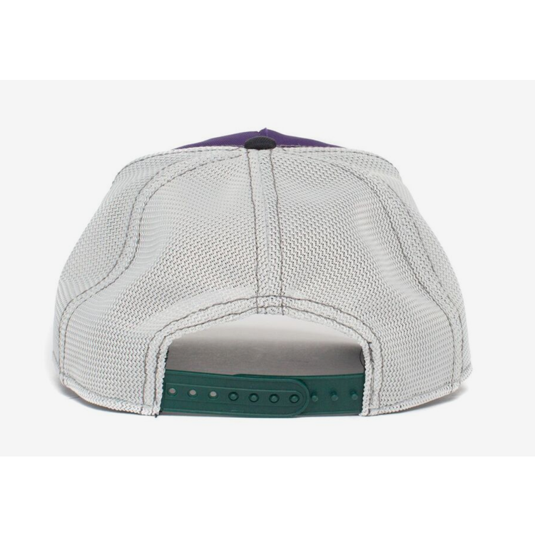 Goorin Bros The Sabertooth Tiger Unisex Trucker Cap - Purple