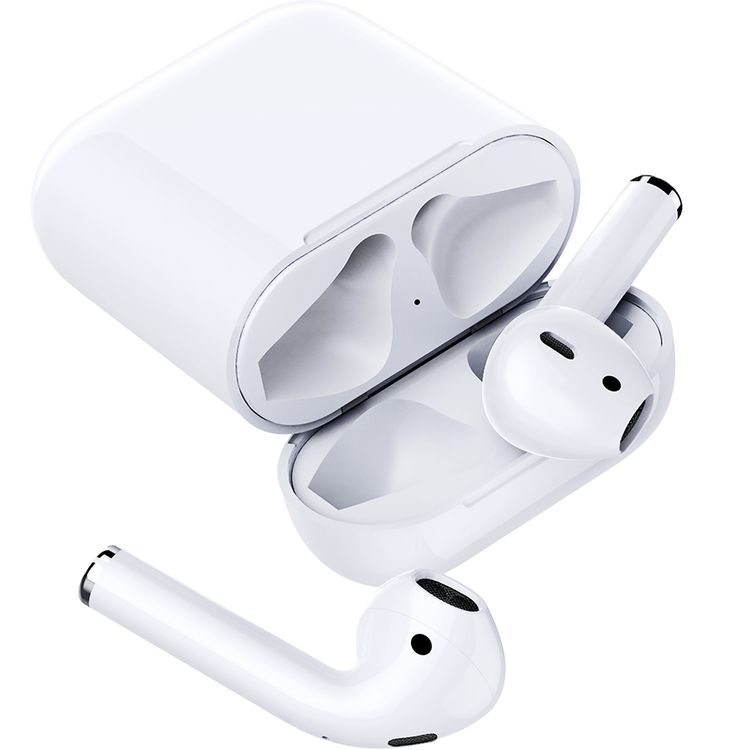Porodo Soundtec Earbuds 2 with Touch Controls, Single Earbud Mode, Siri Enabled, Wireless Charging Support, HiFi Sound, In-ear Sensor, 12m Bluetooth Range, Lightning Charging Port - White