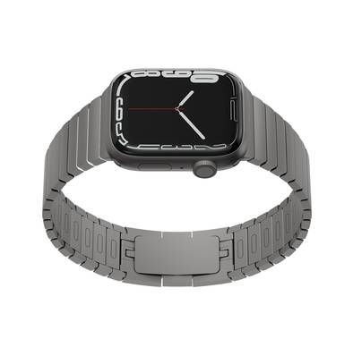 حزام ساعة ليفيلو ويستن معدني من الفولاذ المقاوم للصدأ - ا...