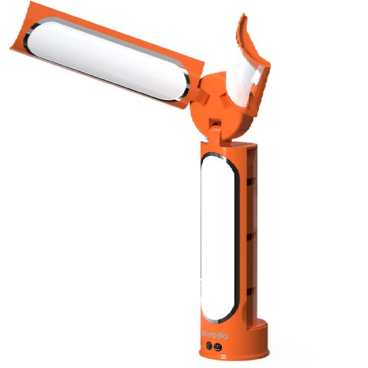 Porodo Camping Multi-Functional Folding LED Light 60W with Remote Controller - Orange