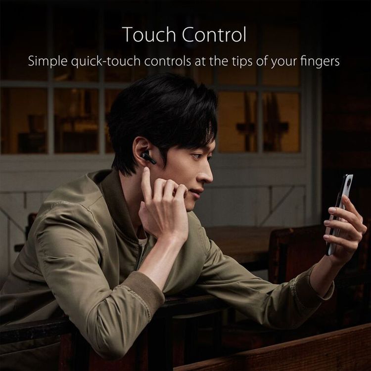 ASUS ROG Cetra True Wireless Earbuds with Active Noise Cancellation, Up to 5.5 Hours Battery Life, Bluetooth Version 5.0, Wireless & Type-C Charging, 60cm Charging Cable, RGB Lights, Built-in Microphone, Hybrid Multipoint - Black