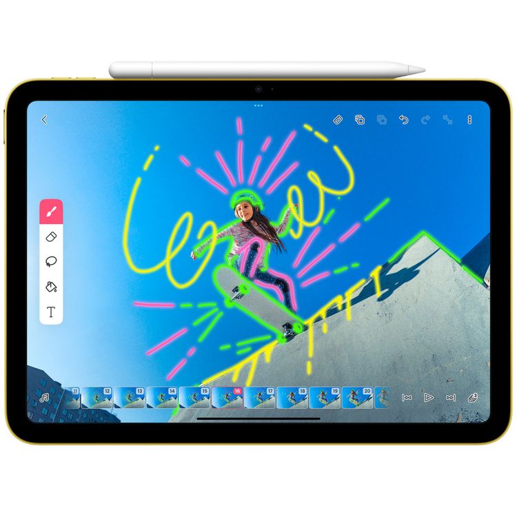  قلم أبل (USB-C)، ملحق مغناطيسي، اتصال بلوتوث وUSB-C، محمول - أبيض