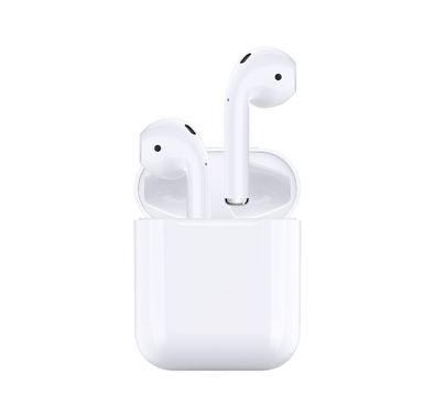 Porodo Soundtec Earbuds 2 with Touch Controls, Single Earbud Mode, Siri Enabled, Wireless Charging Support, HiFi Sound, In-ear Sensor, 12m Bluetooth Range, Lightning Charging Port - White
