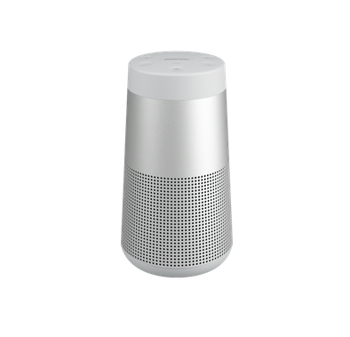 Bose Portable Wireless Bluetooth Speaker SoundLink Revolve, Water Resistant Feature, Grabbable Speaker, 12-hours Battery Life - Luxe Gray