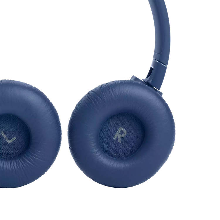 JBL T660 Over-Ear Wireless Bluetooth Headphone wit Noise-Cancelling, Pure Bass, 44-hours Battery Life with ANC on, Hands-free Calls,  Foldable Design - Blue