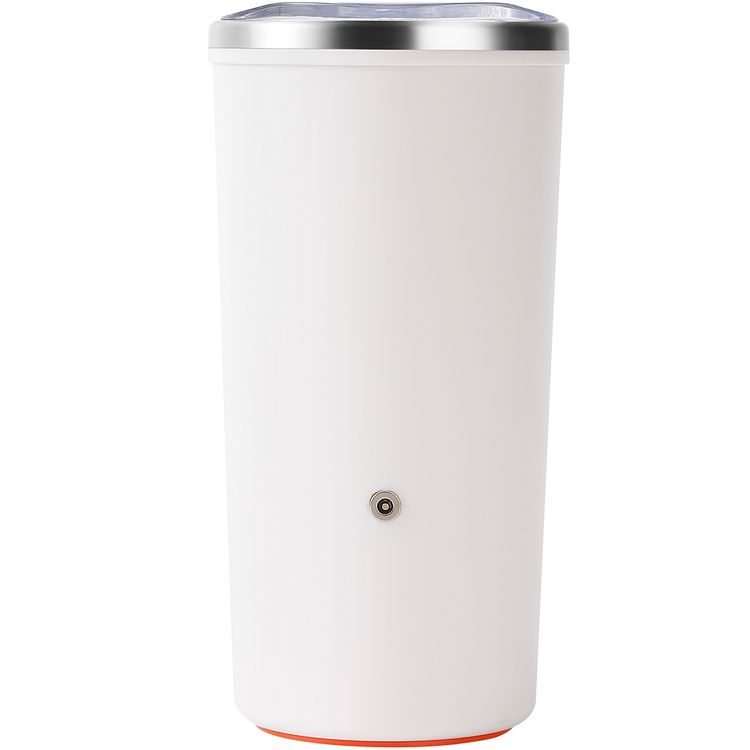 Porodo Lifestyle Auto-Stirring Insulated Mug with 400mL Capacity, Anti-Slip Base, 300mAh Battery Capacity, 120-Seconds Mixing Time with Auto-Stop - White